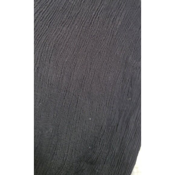 Boden Womens Black Smocked Waist V Neck Jumpsuit Keyhole Back Wide Leg Size 2R - Picture 5 of 8